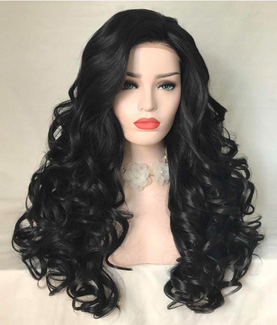 black lace front wig